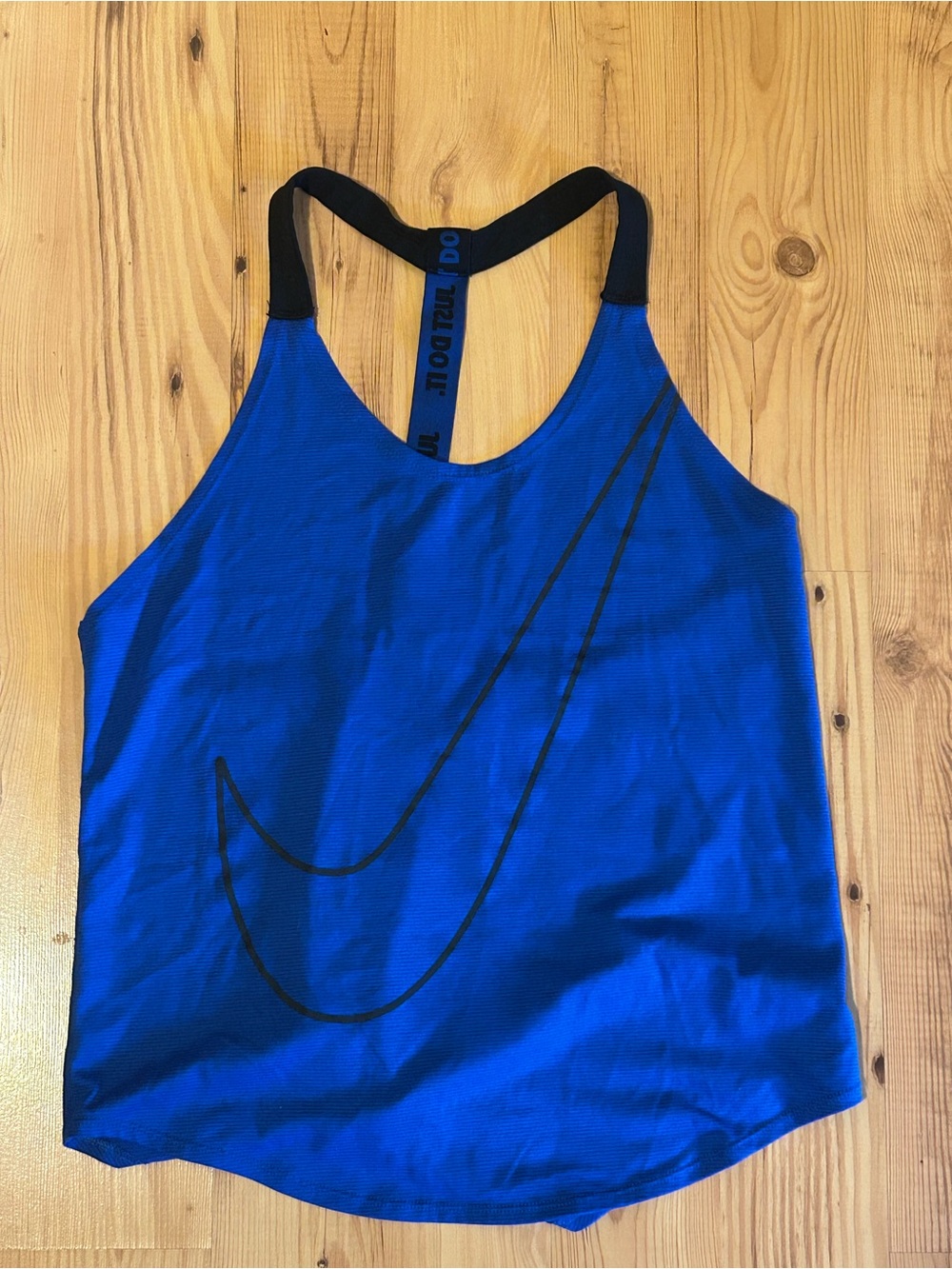 Nike Women’s Royal Blue Tank Top with Black Accents